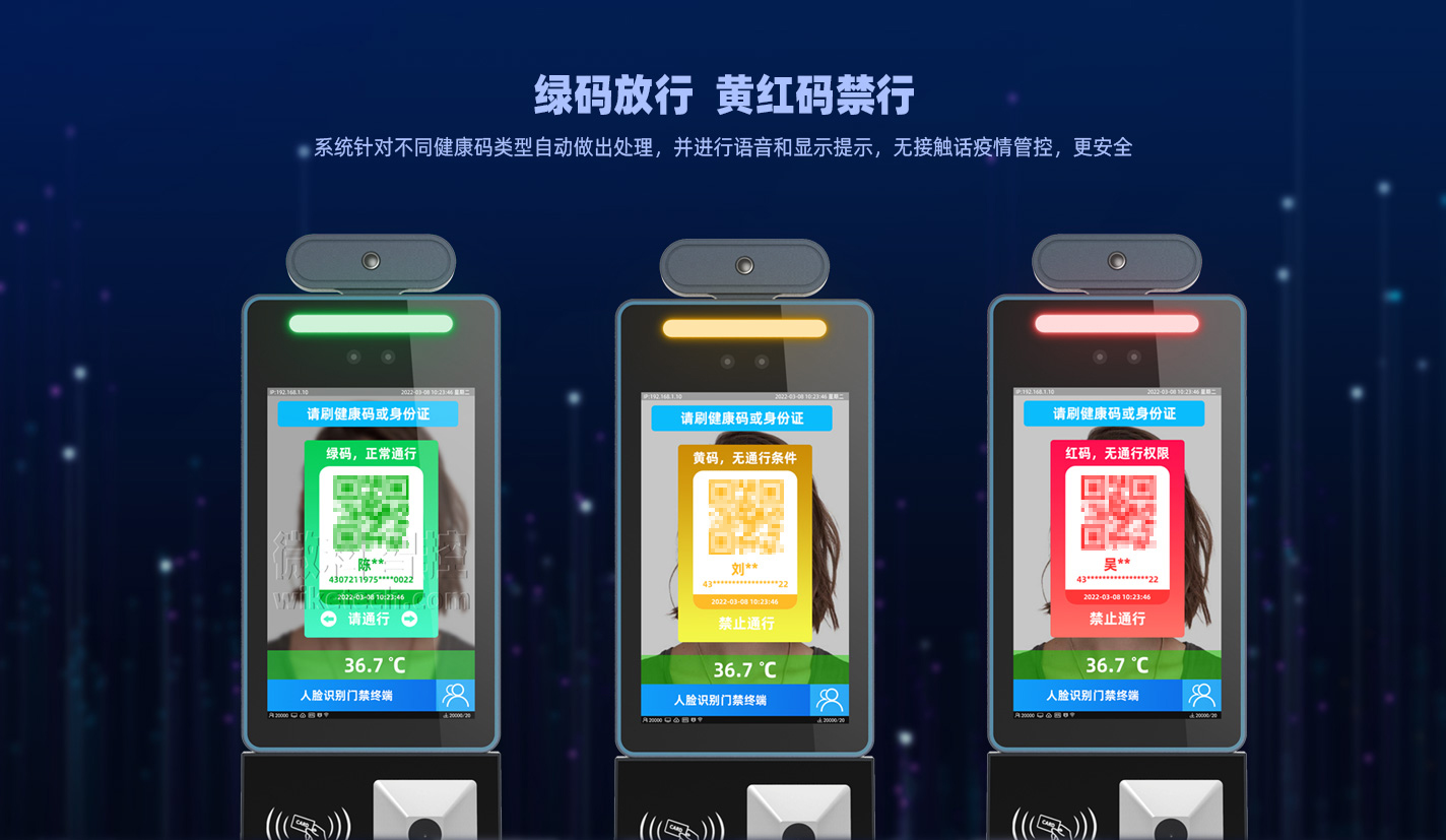 人臉識別系統支持區分不同疫情防控策略