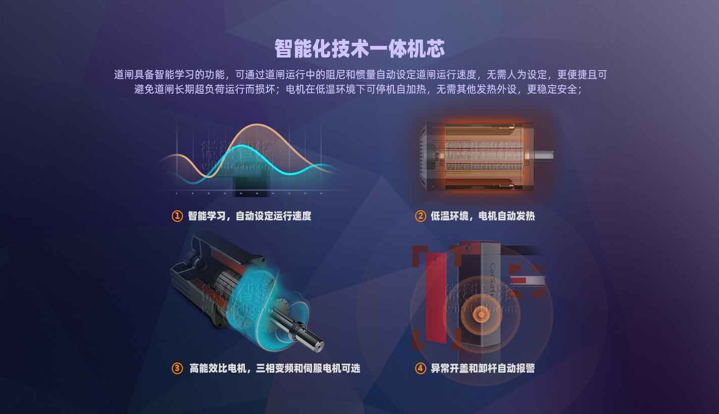 騰銳停車場智能道閘 功能特點