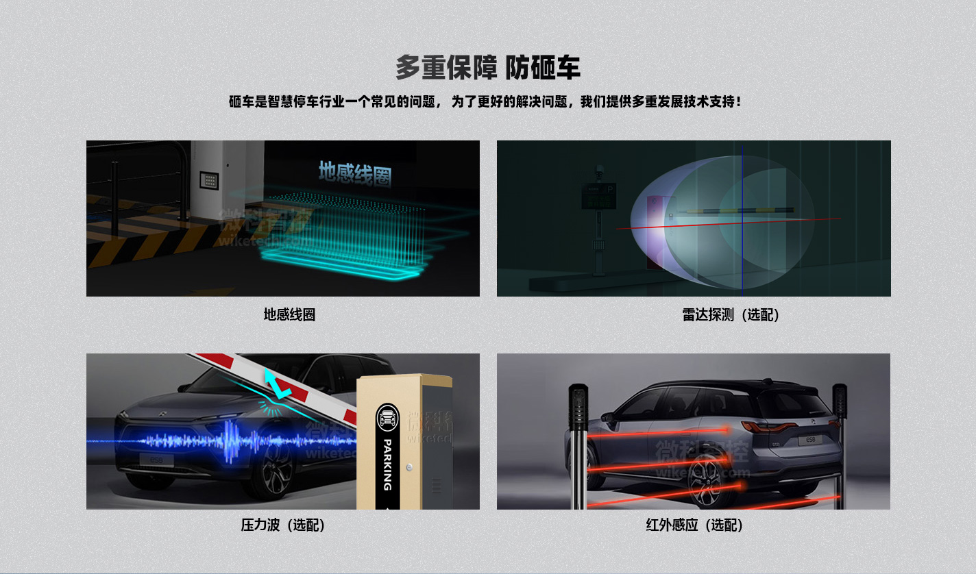 WK-D09停車場智能道閘 支持多種防砸車技術功能